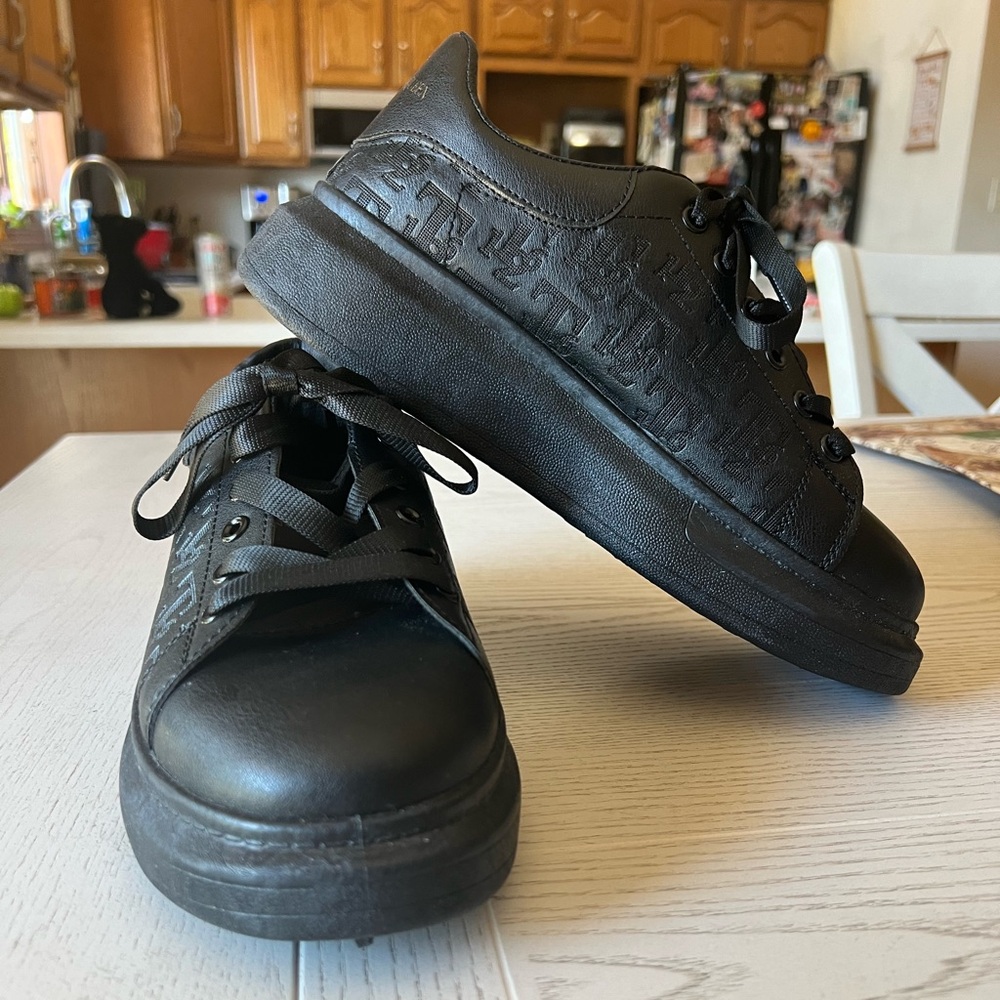 Men’s Casual Shoes Fake Leather Thick Sole Sz 7/7.5/8 (41)
